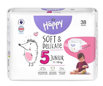COUCHE BEBE 11-18Kg BELLA BABY HAPPY Taille 5 - Carton de 190 couches