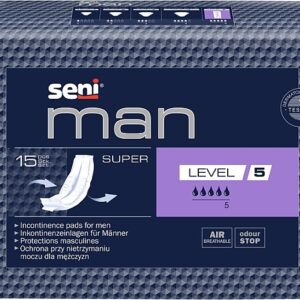 PROTECTION MASCULINE SENI MAN SUPER Paquet de 15